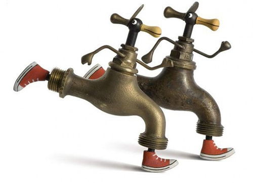 法國藝術家巧手改造生活用具 馬弗爐的卡通實用之旅